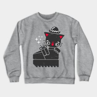 Cat in the shoe Crewneck Sweatshirt